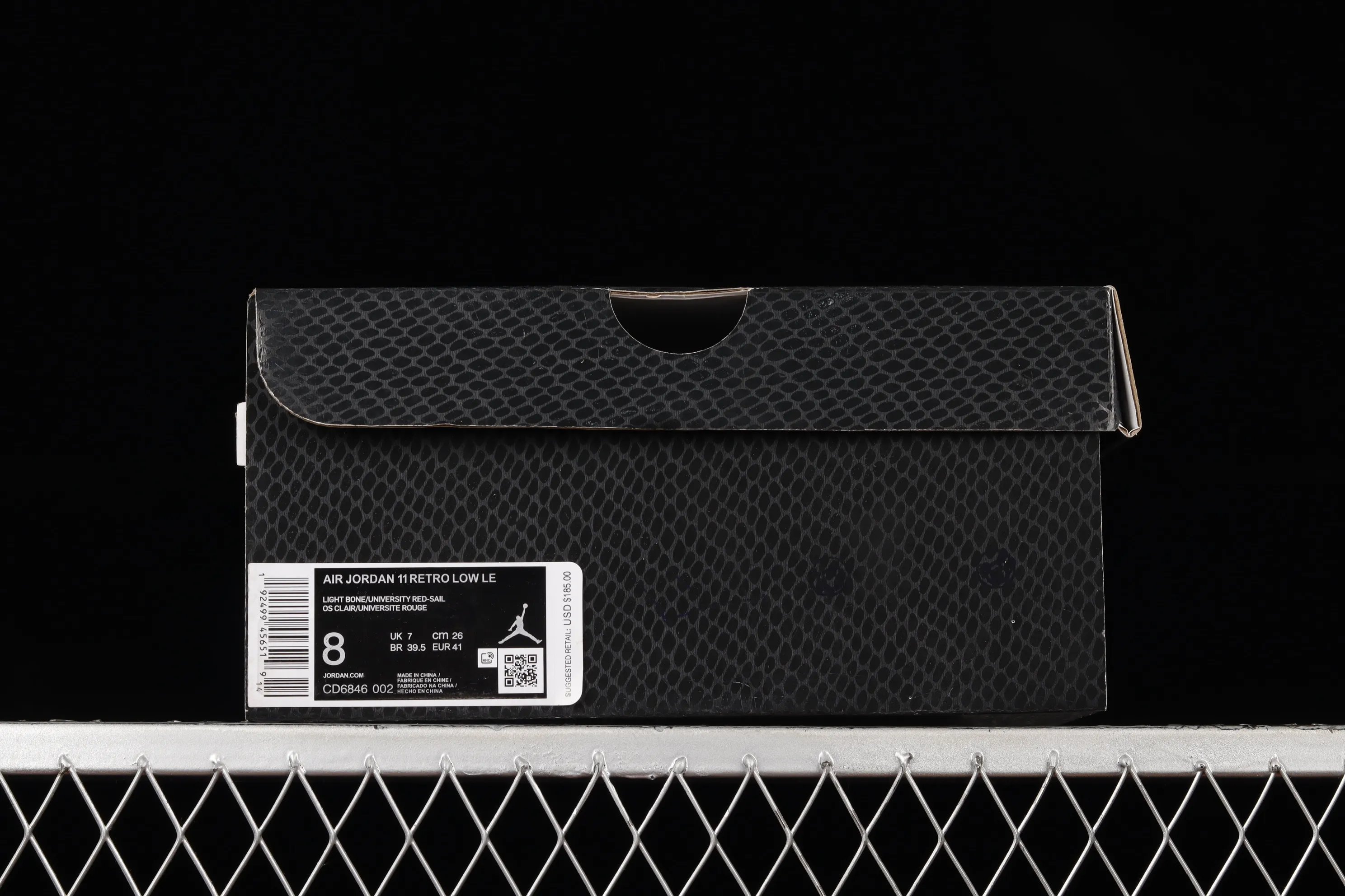 All categories Air Jordan Jordan series basketball shoes Air Jordan 11 F version Air Jordan 11 Low SE "Snakeskin" AJ11 Joe 11 white snake pattern first layer genuine carbon CD6846-002